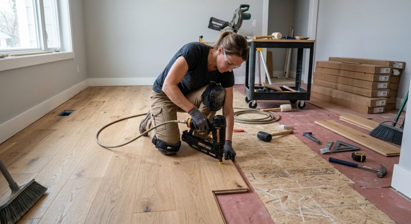 Hardwood Floor Installation in Ho Ho Kus, NJ