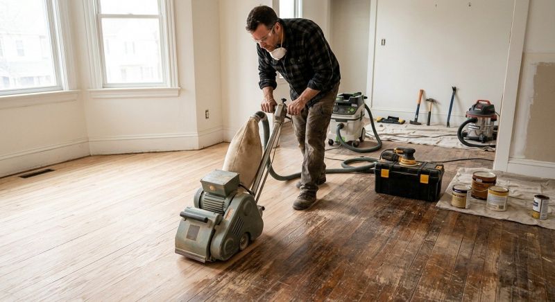 Hardwood Floor Renovation in Bergen County, NJ