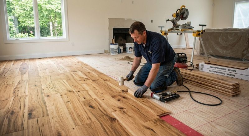 Hickory Floor Installation in Bergen County, NJ