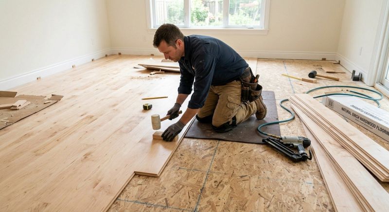 Maple Flooring Installation in Bogota, NJ