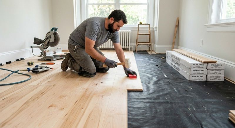 Maple Flooring Installation in Brooklyn, NY