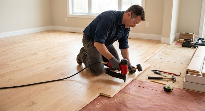 Maple Flooring Installation in Clark, NJ