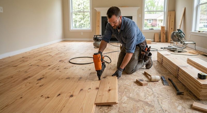 Maple Flooring Installation in Clark, NJ