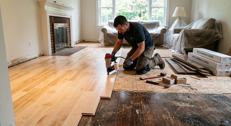 Maple Flooring Installation in Ho Ho Kus, NJ