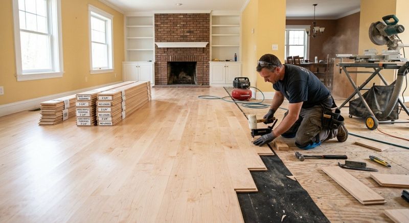 Maple Flooring Installation in Jersey City, NJ