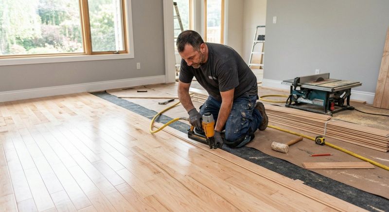 Maple Flooring Installation in Nyack, NY