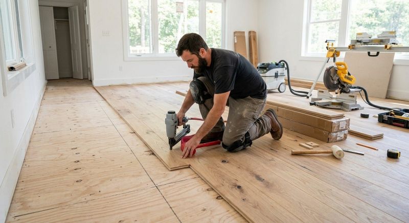 Oak Floor Installation in Far Rockaway, NY