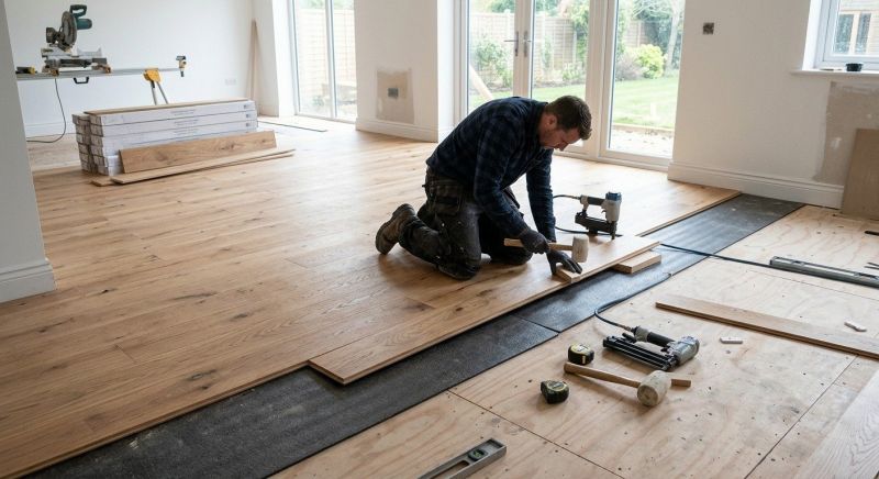 Oak Floor Installation in Larchmont, NY