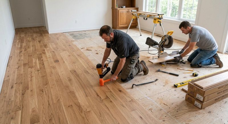 Oak Floor Installation in Ozone Park, NY