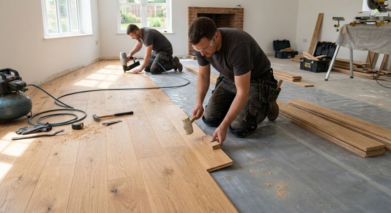Oak Floor Installation in Pleasantville, NY