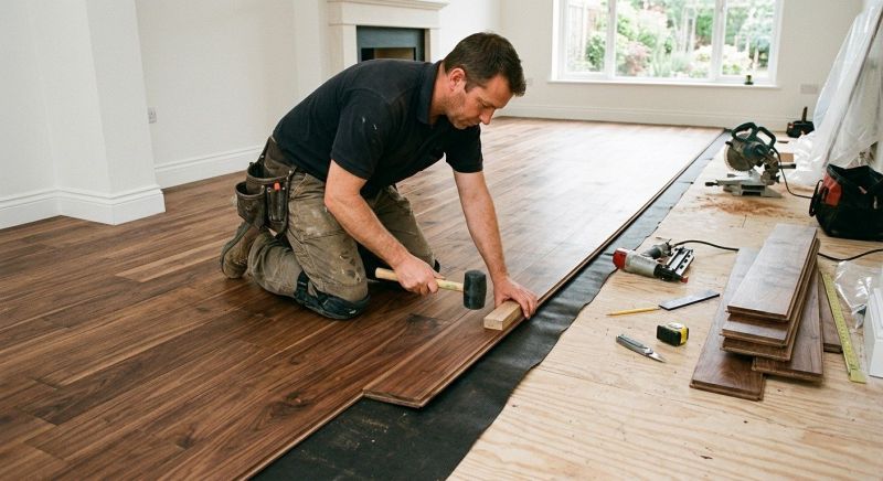 Walnut Flooring Installation in Bergen County, NJ