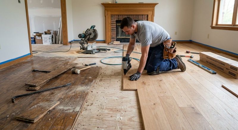 Wood Floor Replacement in Hackensack, NJ