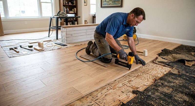 Wood Floor Replacement in Larchmont, NY